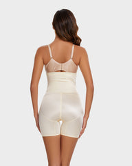 High Waist Cross Compression Mid-Thigh Shaping Shorts(2pcs )