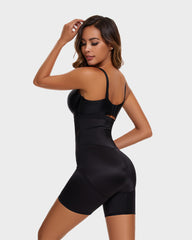 High Waist Cross Compression Mid-Thigh Shaping Shorts(2pcs )