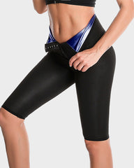High Waist Tummy Control 5/8 Length Workout Sauna Pants