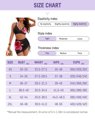 3-Piece Floral Modest High-Waist Swim Skirt Set