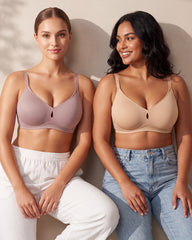 3/4-Cup Wireless Smoothing Support Bra