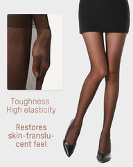 40D Run-Resistant Sheer Tights(5 Pack)