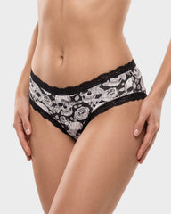 6-Pack Gothic Halloween Lace-Trim Hipster Panties