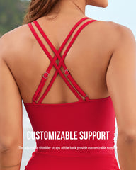 Drawstring Mesh One-Piece Swimsuit