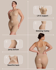 All-in-One Sculpting Bodysuit with Easy-Off Design
