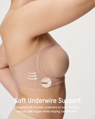 AirEase™ Anti-Slip Soft Underwire Strapless Bra