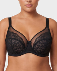 Breathable Lace Underwire Full Coverage Bra