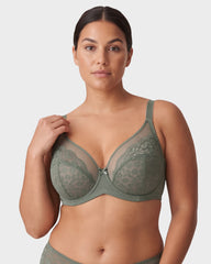 Breathable Lace Underwire Full Coverage Bra