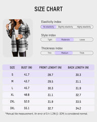 Casual Plaid Flannel Shacket Jacket