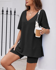 Casual Vibe Comfy Oversized 2-Piece Lounge Set