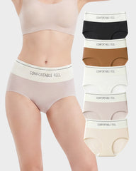 Color-Block One-Piece Tummy Control Briefs(5 Pack)