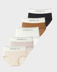 Color-Block One-Piece Tummy Control Briefs(5 Pack)