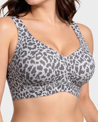 4-Layer Jelly Support Full-Coverage Wireless Bra