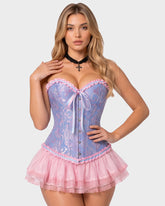 Corset Tops Lace Waist Push Up Shapewear