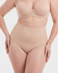 Double Sculpt High Waist Tummy Control Briefs(5-Pack)