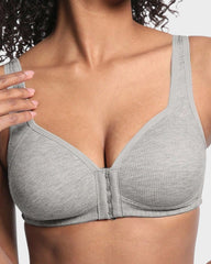 Easy-On Front Closure Wireless Support Bra