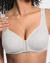 Easy-On Front Closure Wireless Support Bra