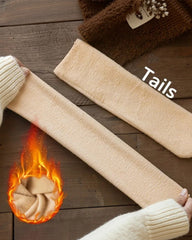 Fleece-Lined Thickened Winter Snow Socks (6 Pairs)