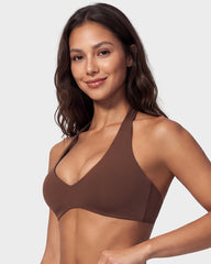 Halter Open-Back Low-Impact Sports Bra