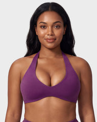 Halter Open-Back Low-Impact Sports Bra