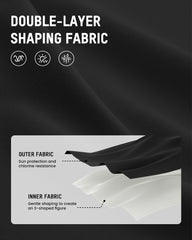 SculptSkin™ AirLift Halter V-Neck Swim Romper