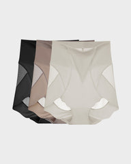 High-Waist Invisible Mesh Strong Shaping Panties (3 Pack)
