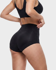 High-Waisted Double-Layer Tummy-Control Briefs