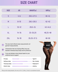 High-Waisted Floral Lace Fleece-Lined Sheer Tights