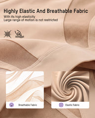 High-Waisted Mesh-Panel Full-Coverage Briefs (6-Pack)