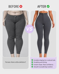 High-Waisted Tummy Control Butt-Lift Shaping Leggings