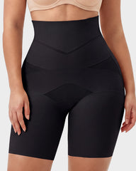 High-Waisted Tummy Control & Butt-Lift Shaper Shorts