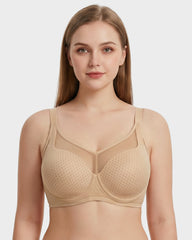 Honeycomb™ Mesh Underwire Minimizing Bra