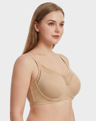 Honeycomb™ Mesh Underwire Minimizing Bra