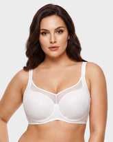 Honeycomb™ Mesh Underwire Minimizing Bra