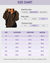 Leopard-Print Half-Zip Oversized Pullover