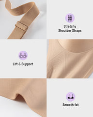 CloudLift™ bra Luxury Satin Seamless Wireless Support Bra