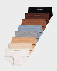 Mid-Rise Full-Coverage Cotton Briefs Multipack