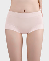 Mid-Waist Cotton Antibacterial Boxer Panties (5 Pack)