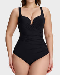 SculptSkin™ PlungeLift One-Piece Swimsuit