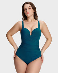 SculptSkin™ PlungeLift One-Piece Swimsuit