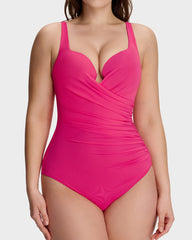 SculptSkin™ PlungeLift One-Piece Swimsuit