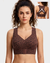 Front-Closure X-Back Wireless Sports Bra