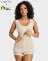 PowerMesh Double-Layer Tummy Control Bodysuit Shapewear