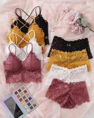 Romantic Lace Bralette & Panty Bundle
