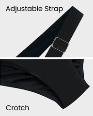 Ruched Tie-Knot Tummy Control One-Piece Swimsuit