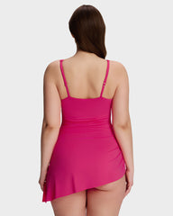 SculptSkin™ FlowFlair Side Tie Swim Dress