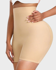 Seamless High-Waist Booty Lift Tummy Control Shapewear Shorts