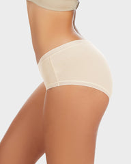 Seamless Modal Mid-Rise Antibacterial Panties (4 Pack)