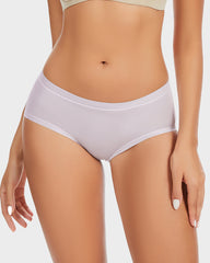 Seamless Modal Mid-Rise Antibacterial Panties (4 Pack)