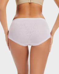 Seamless Modal Mid-Rise Antibacterial Panties (4 Pack)